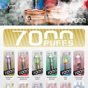 HEBAT 喜貝｜7000口拋棄式電子煙💗輕巧便攜・即拆即用