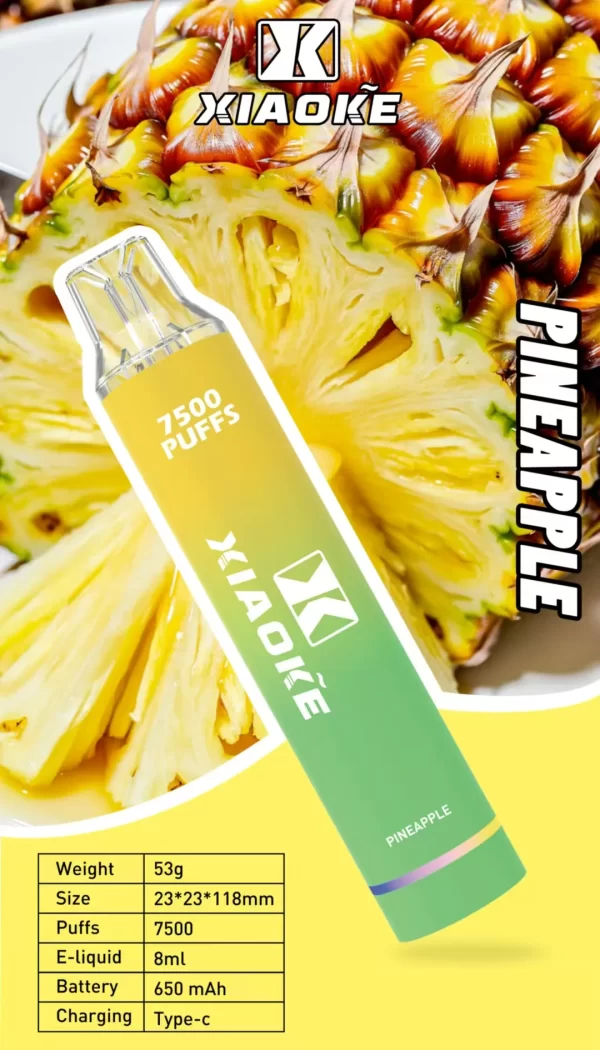 【XIAOKE 梟客】7500口拋棄式電子煙｜可充電設計・高效續航：圖片 5