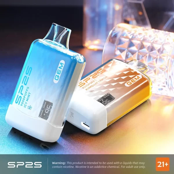 【SP2S 思博瑞】9000口拋棄式電子煙 💗智能螢幕・可充電設計・超大容量：圖片 5